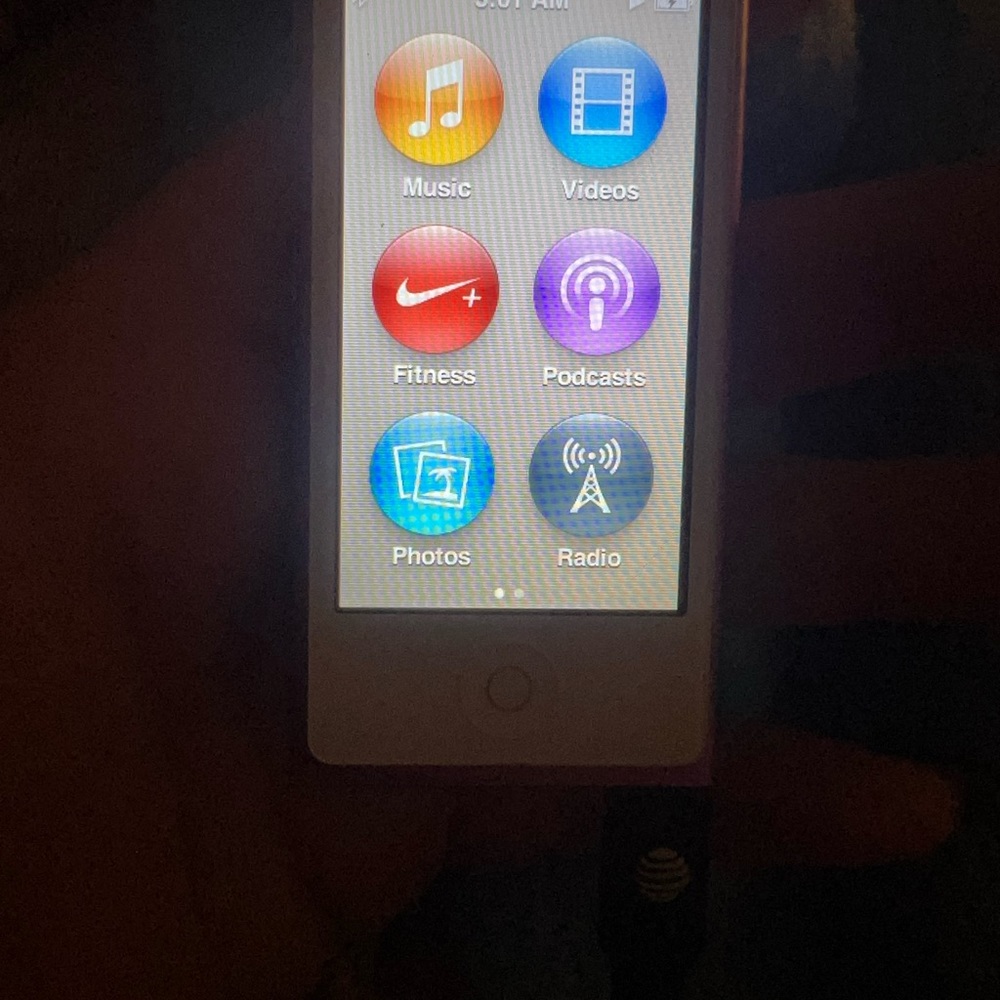 Purple iPad nano still works no cracks like brand new